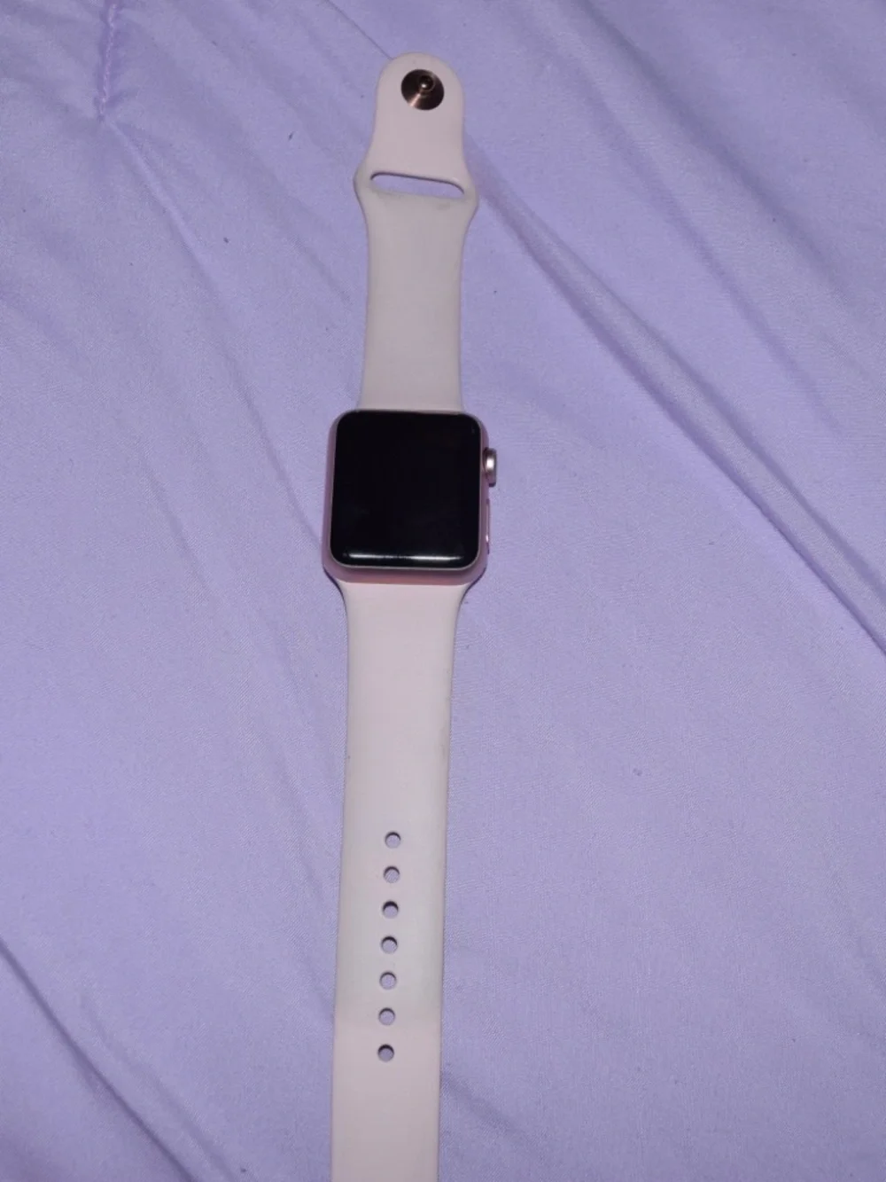 Rose Gold Apple Watch Series 1 38 MM w/ Pink Band, does not turn on